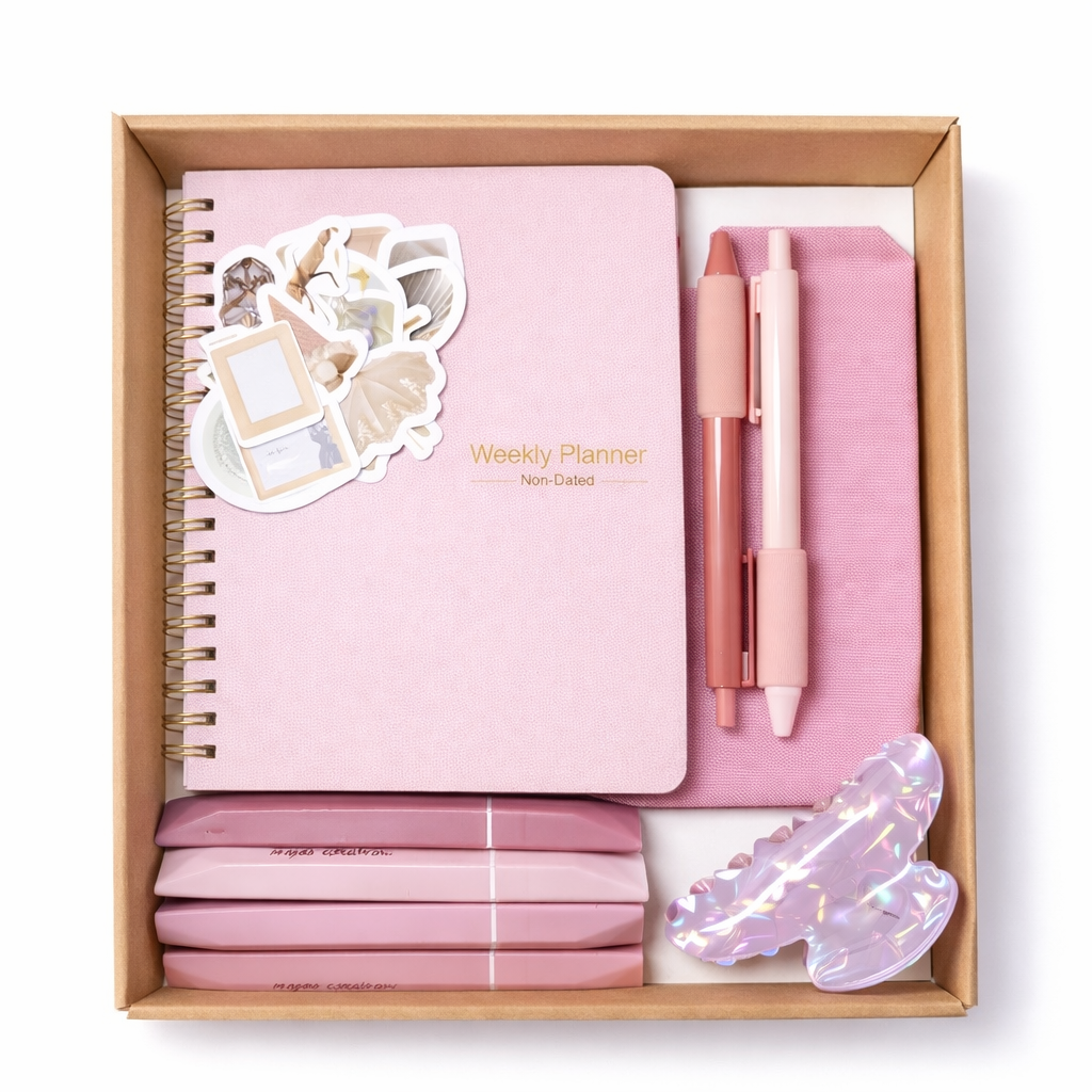 Daily Glow ✨Planning Kit Pink🌸