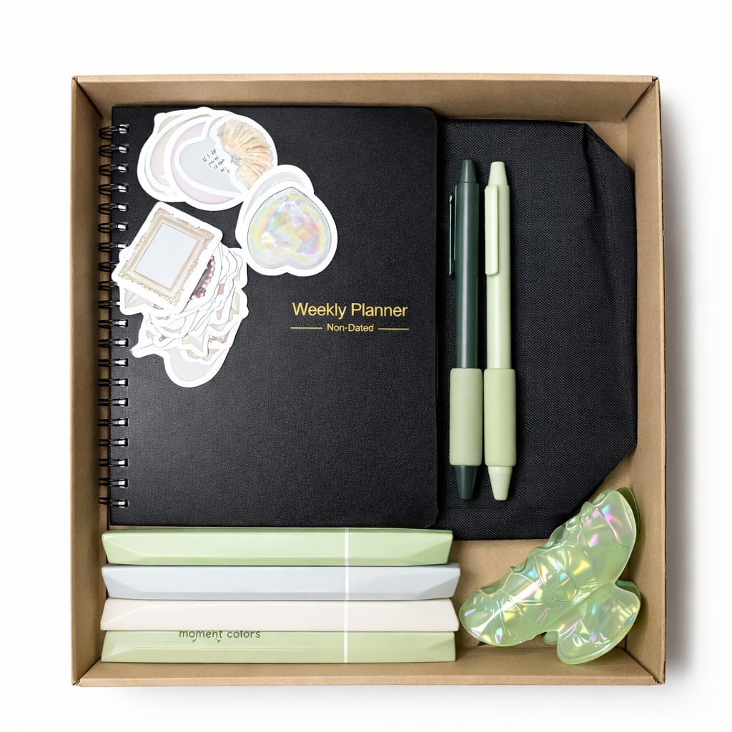 Daily Glow✨Planning Kit Black🌪️